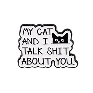 (sry but its true though) Funny Cat Pin